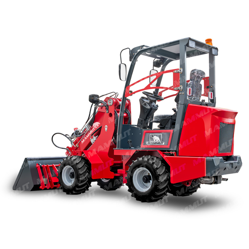 Tire loader WL26-T various attachments optional epa4 euro5 imported diesel engine mini telescopic front loader