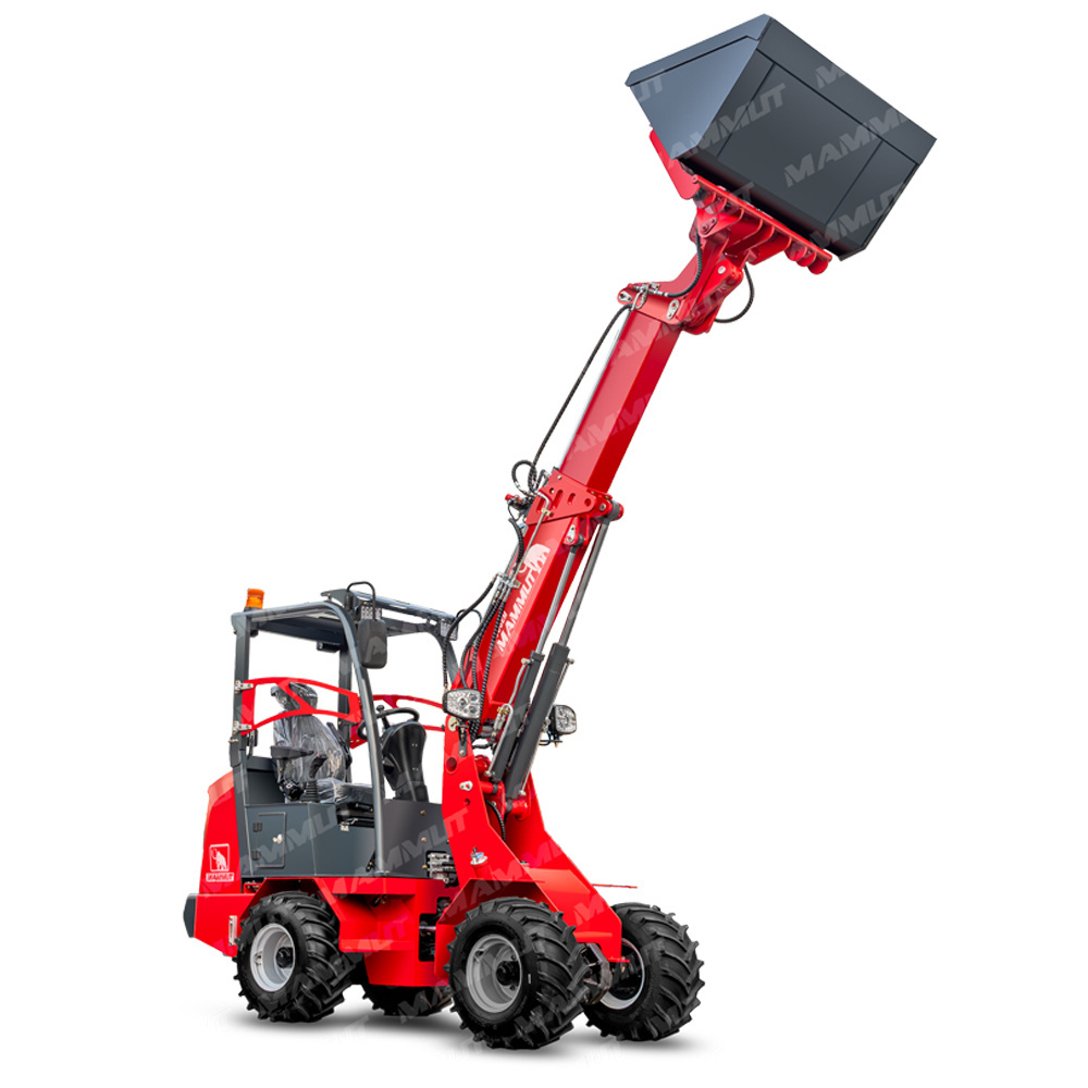 Tire loader WL26-T various attachments optional epa4 euro5 imported diesel engine mini telescopic front loader