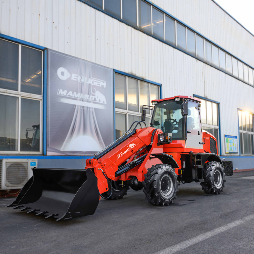 Construction telescopic loader  heavy Machine  1.6 ton 1.8ton 2ton Telescopic Boom articulated Wheel Loader