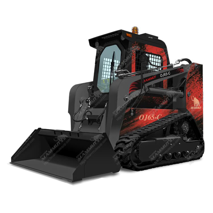 Earth moving  Skid steer loader 1000KG crawler-type EPA tire4 mini compact skid steer loader with attachment