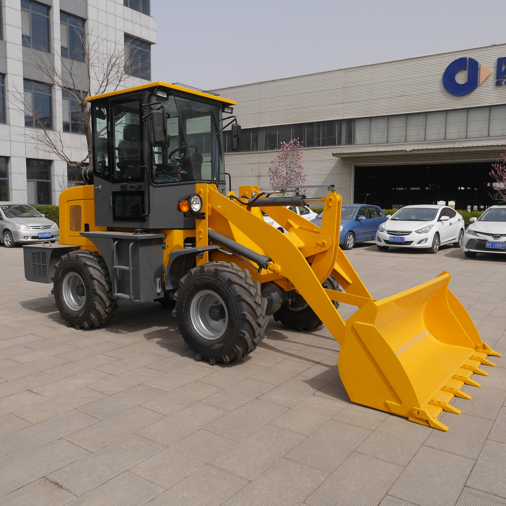 GEM918 CE approved snow blower heavy farming construction hydraulic equipment mini front wheel loader