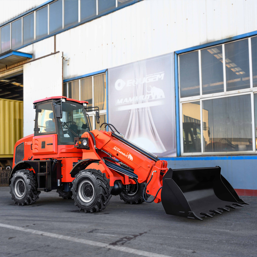 Construction telescopic loader  heavy Machine  1.6 ton 1.8ton 2ton Telescopic Boom articulated Wheel Loader