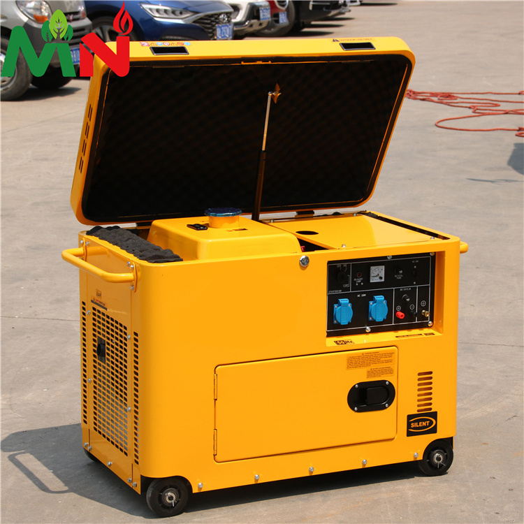 5kva 5kw hiking remote travel alternative gas emergency Silent Diesel Generator Price For Sale