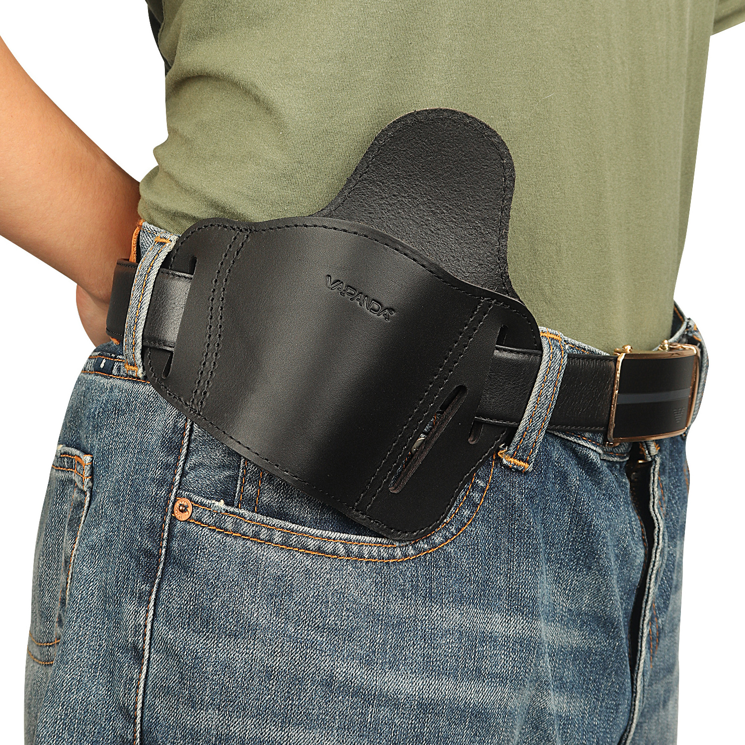 Tactical Holster 1911 Genuine Leather Gun Holster Coldre Concealed Gun Holder