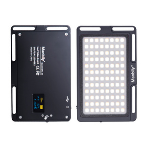 Manbily MFL-03 LED Lighting Panel Bi-Color 3000K-6500K Dimmable Portable Camera Video LED Light  Photography led led video light