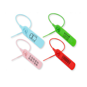 Safety Zip Ties, 200mm Pull Tight Disposable Numbered Tags Plastic Tamper Security Seals with Stainless Steel Lock