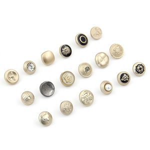 custom metal brass sewing shank blazer button uniform suit uniform buttons and various clothes