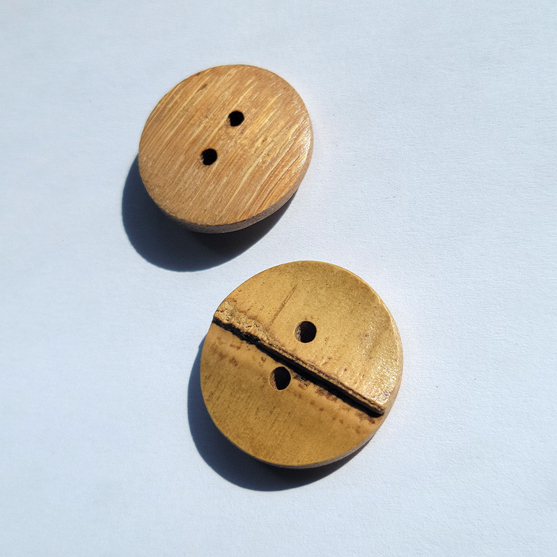 11mm~25mm Natural Bamboo Button