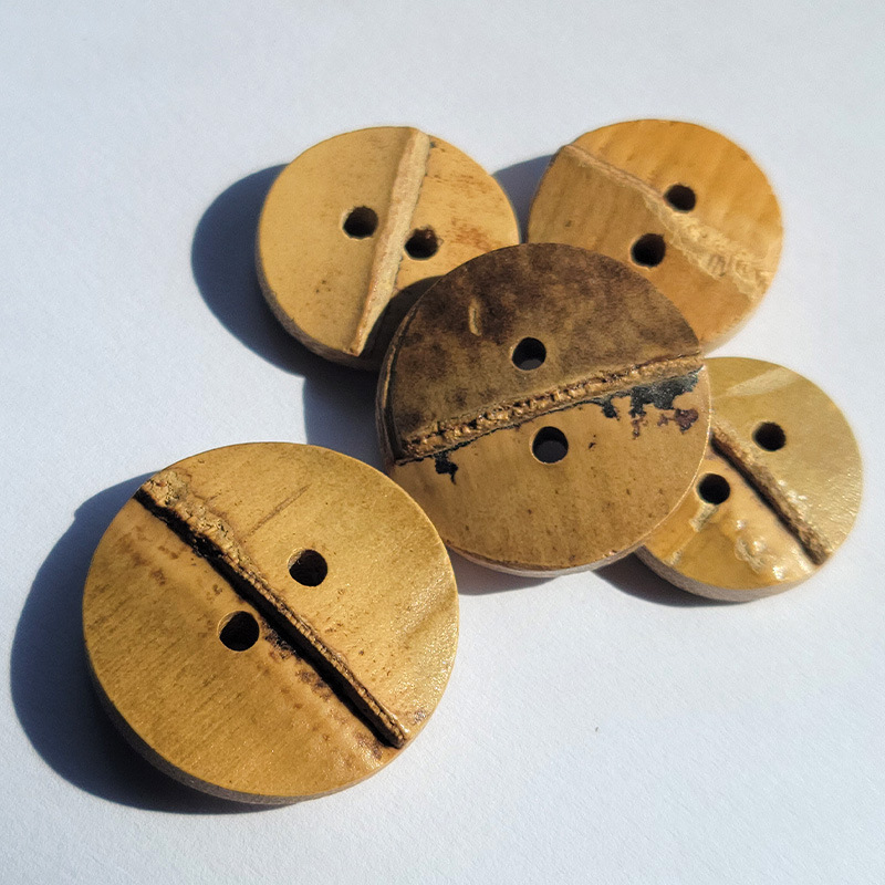 11mm~25mm Natural Bamboo Button