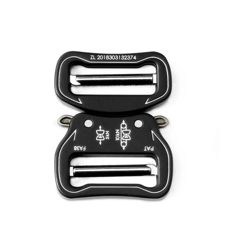 39mm 1.53 inch light weight durable quick release buckle outdoor equipment tactical metal buckle for pet