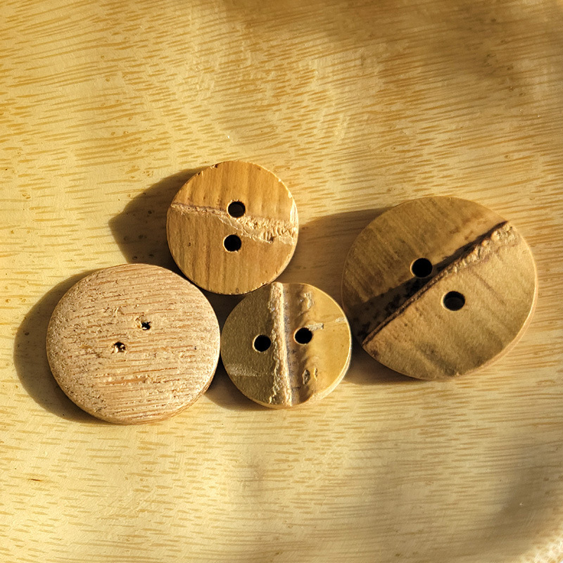 11mm~25mm Natural Bamboo Button