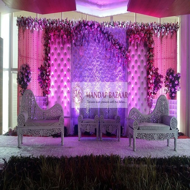 Fiber Arch Panel Wedding Stage Wedding Event MANDAP BAZAAR Fiberglass IN;41826 Carton Packing Morden Customized Size MSTG2