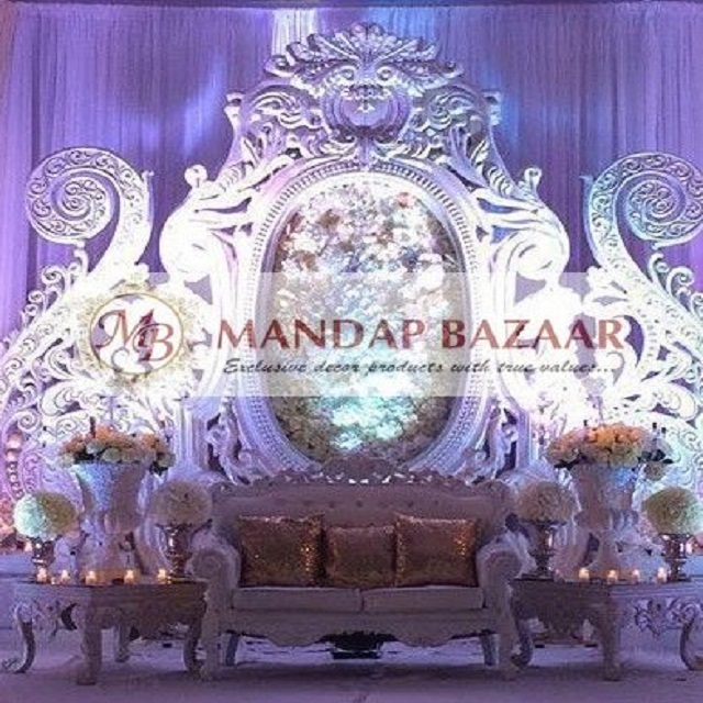 Fiber Arch Panel Wedding Stage Wedding Event MANDAP BAZAAR Fiberglass IN;41826 Carton Packing Morden Customized Size MSTG2