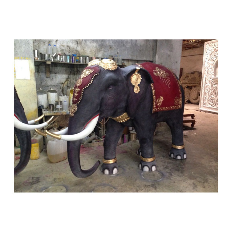 Light Weight Unique Animal Structure Wedding Decoration & Supplies Welcome Gate Entrance Elephant Idol at Competitive Price