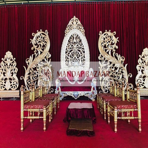 S - Panel Wedding Stage. Wedding Party Event Decoration MANDAP BAZAAR Fiberglass Lightweight IN;41826 Safe Packing