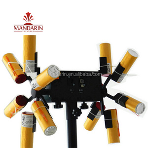 ELT02R Stage special effect double wheels rotating wireless remote control fountains fireworks firing system