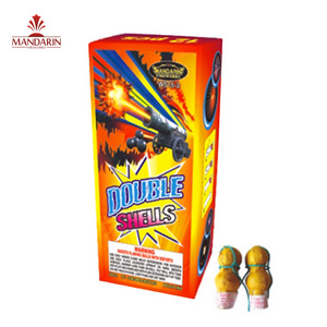 All different size 0.75"0.8"1"1.2"1.5"2"inch double artillery ball shells display fireworks