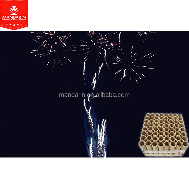 Mandarin party Pyrotechnics commercial fireworks 64 shots 1.3g professional fan fireworks cake