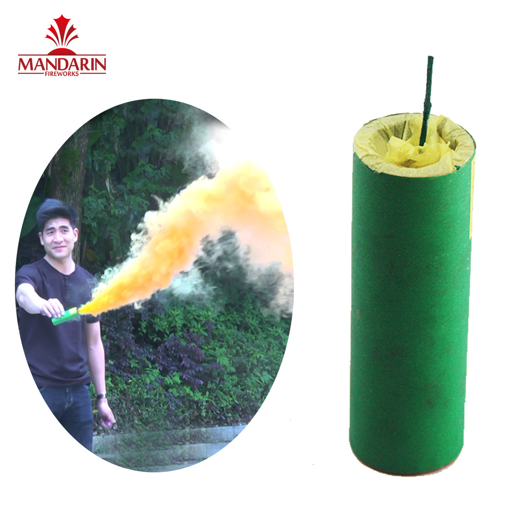 30s Cheap price handheld daytime hand flare smoke fireworks from liuyang chinese export smoke bombs