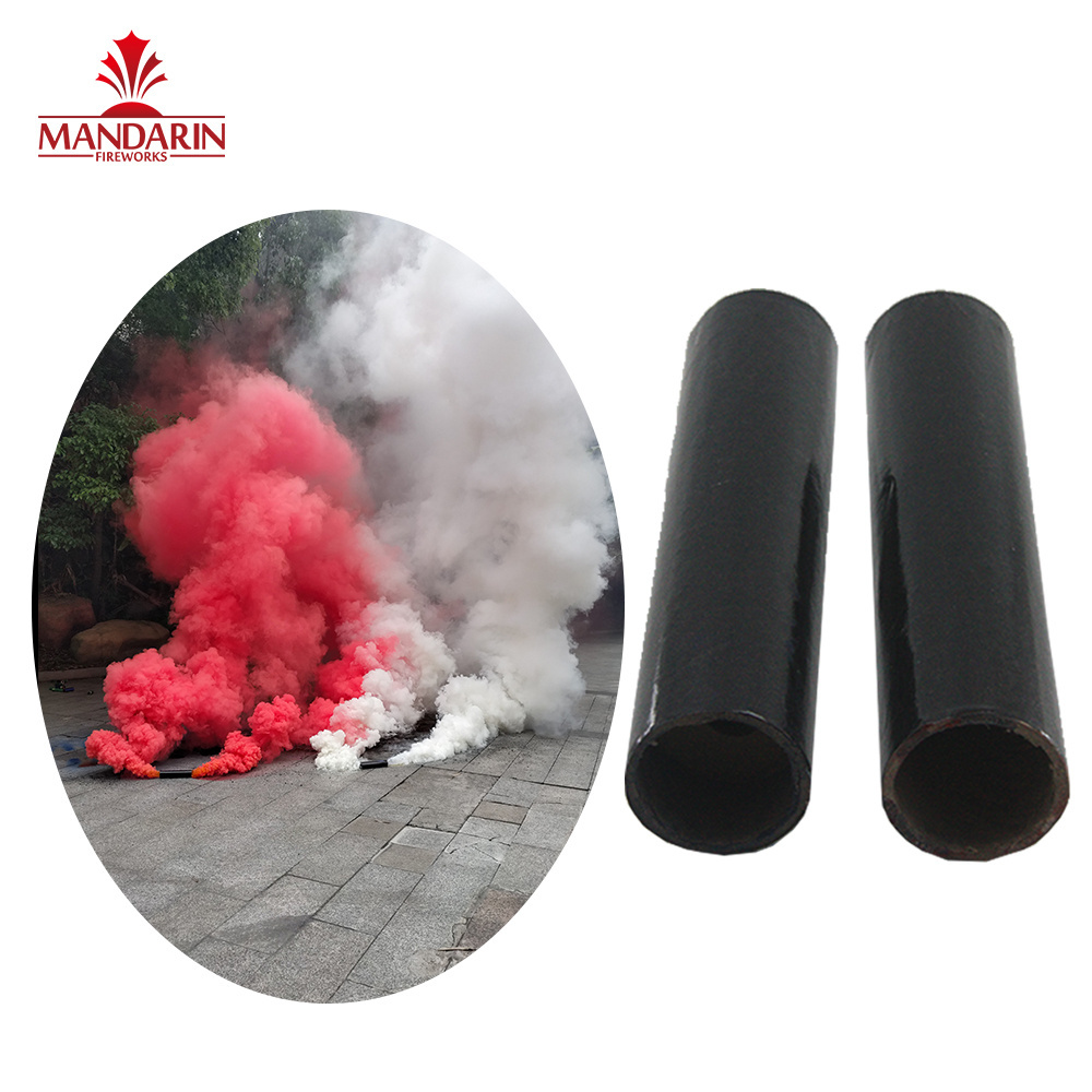 Day time smoke flare fireworks red colorful flare colour smoke bomb for weddings