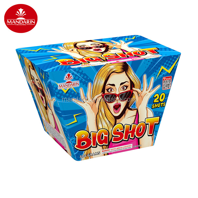 Mandarin fuegos artificiales consumer salutes 500g cake fireworks 20 shots pyrotechnics China