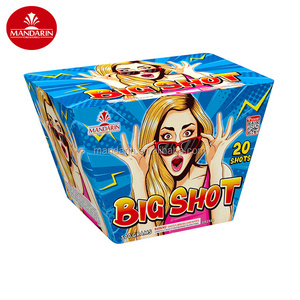 Mandarin fuegos artificiales consumer salutes 500g cake fireworks 20 shots pyrotechnics China