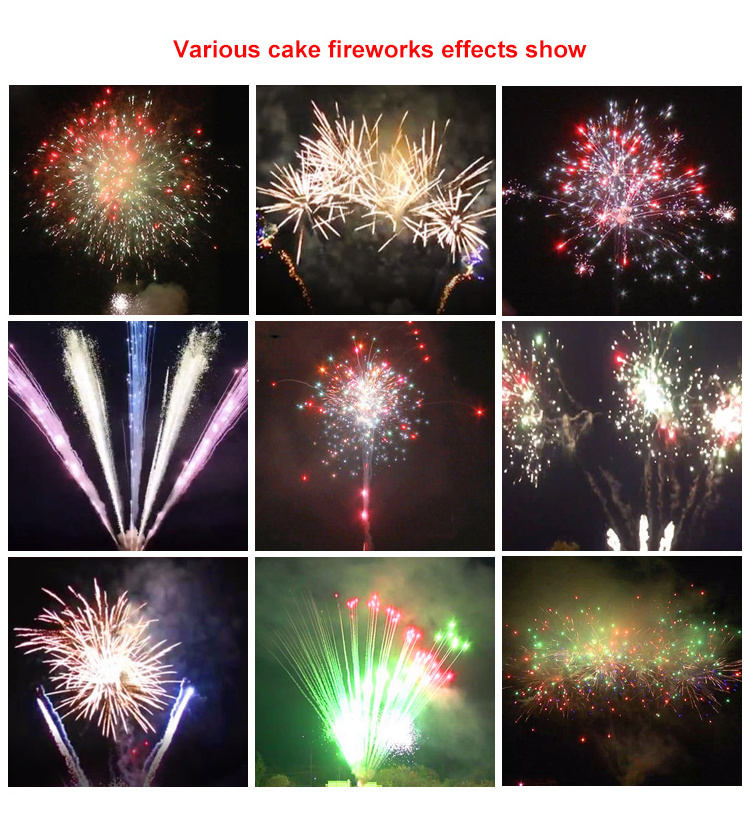 2 inch 49 shots wholesale Chinese outdoor cake fireworks pyrotechnics salute cake fireworks