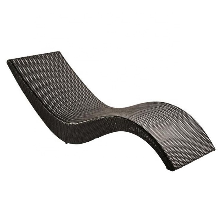 MANDELA Outdoor patio furniture garden sunbed rattan wicker chaise lounge pool chair sun lounger