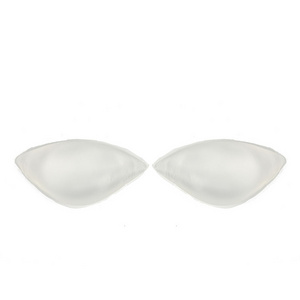 Wholesale waterproof push up silicone transparent adhesive cup bra insert pad for small boobs