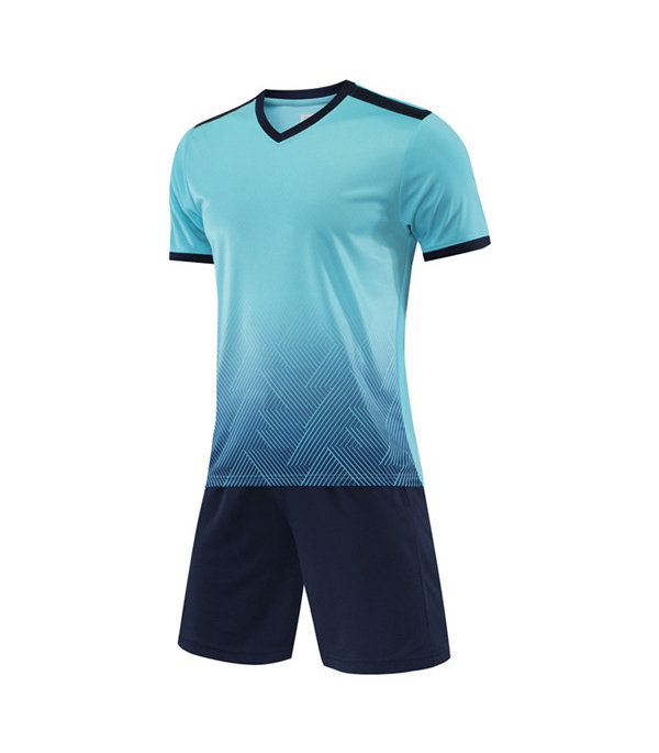 Custom newest sports football wear tshirts for men unbranded polyester fabric soccer jersey