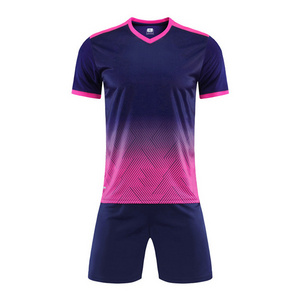 Custom newest sports football wear tshirts for men unbranded polyester fabric soccer jersey