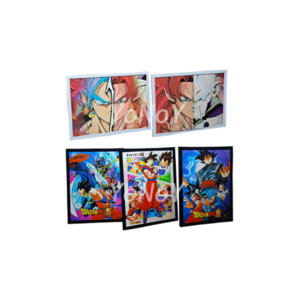 Bulk  3D Flip Lenticular Anime Poster Reasonable Price Wholesale Popular Movie Waterproof Decals 3D Motion Custom Packing Bulk