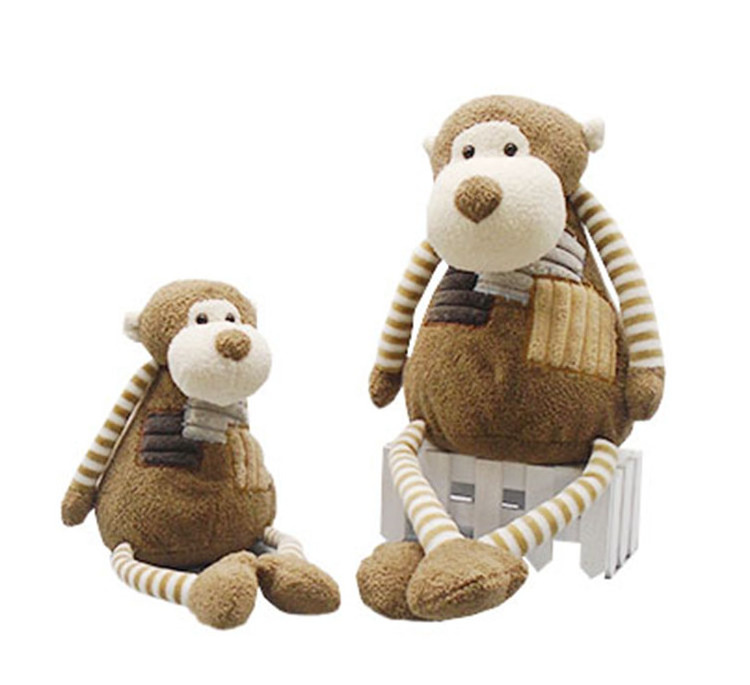 most popular new arrival long arms and legs 7 inch monkey plush toy