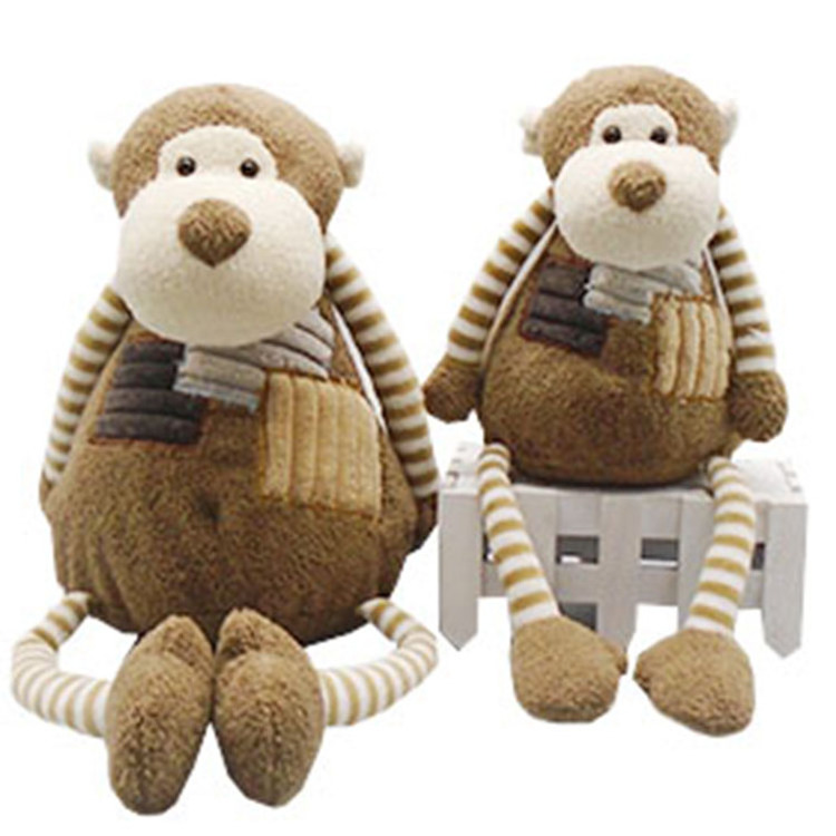 most popular new arrival long arms and legs 7 inch monkey plush toy