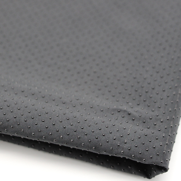 High Quality Durable Tear-Resistant Polyester Plain Woven PVC Anti-Slip Fabric With Dots