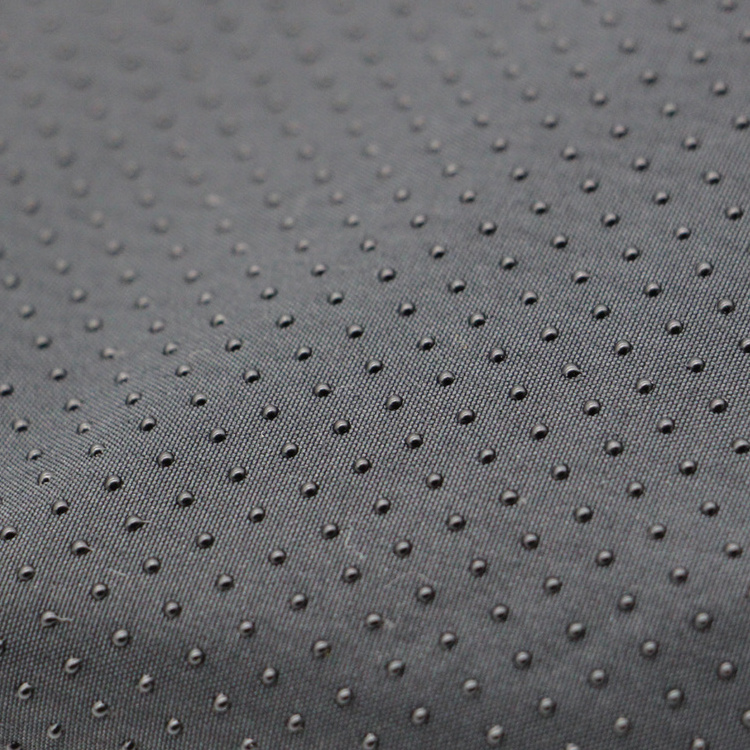 High Quality Durable Tear-Resistant Polyester Plain Woven PVC Anti-Slip Fabric With Dots