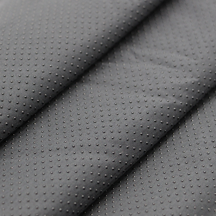 High Quality Durable Tear-Resistant Polyester Plain Woven PVC Anti-Slip Fabric With Dots