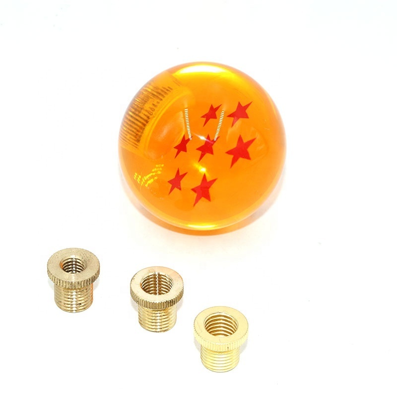 Car Arrived Dragon Ball Gear Shift Knob 57mm Diameter 1-7 Star Acrylic For Universal