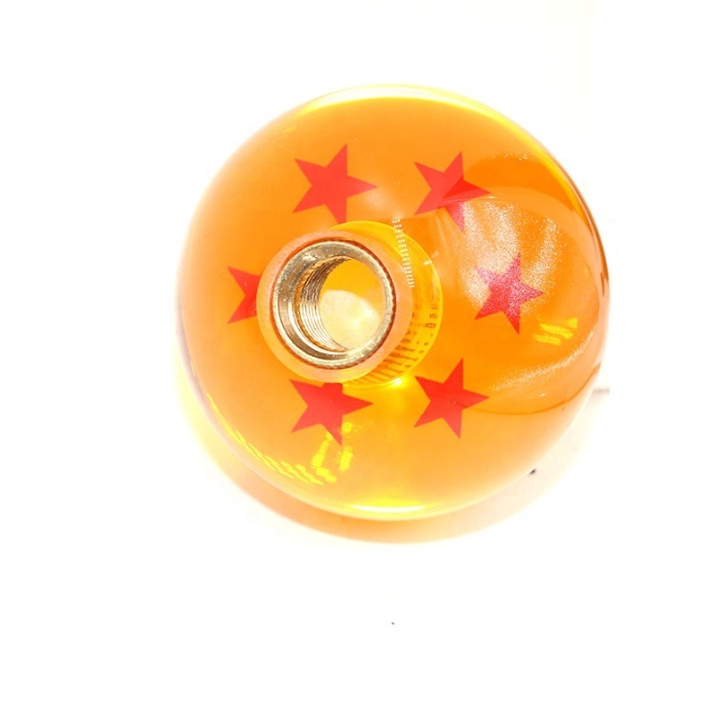 Car Arrived Dragon Ball Gear Shift Knob 57mm Diameter 1-7 Star Acrylic For Universal