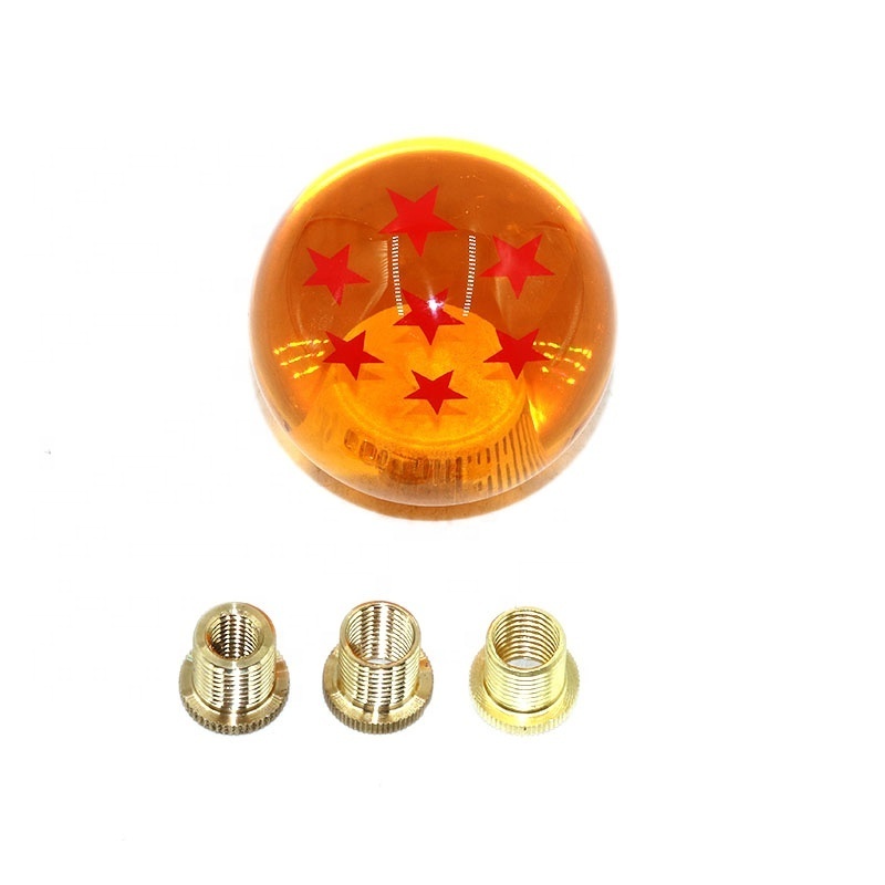 Car Arrived Dragon Ball Gear Shift Knob 57mm Diameter 1-7 Star Acrylic For Universal