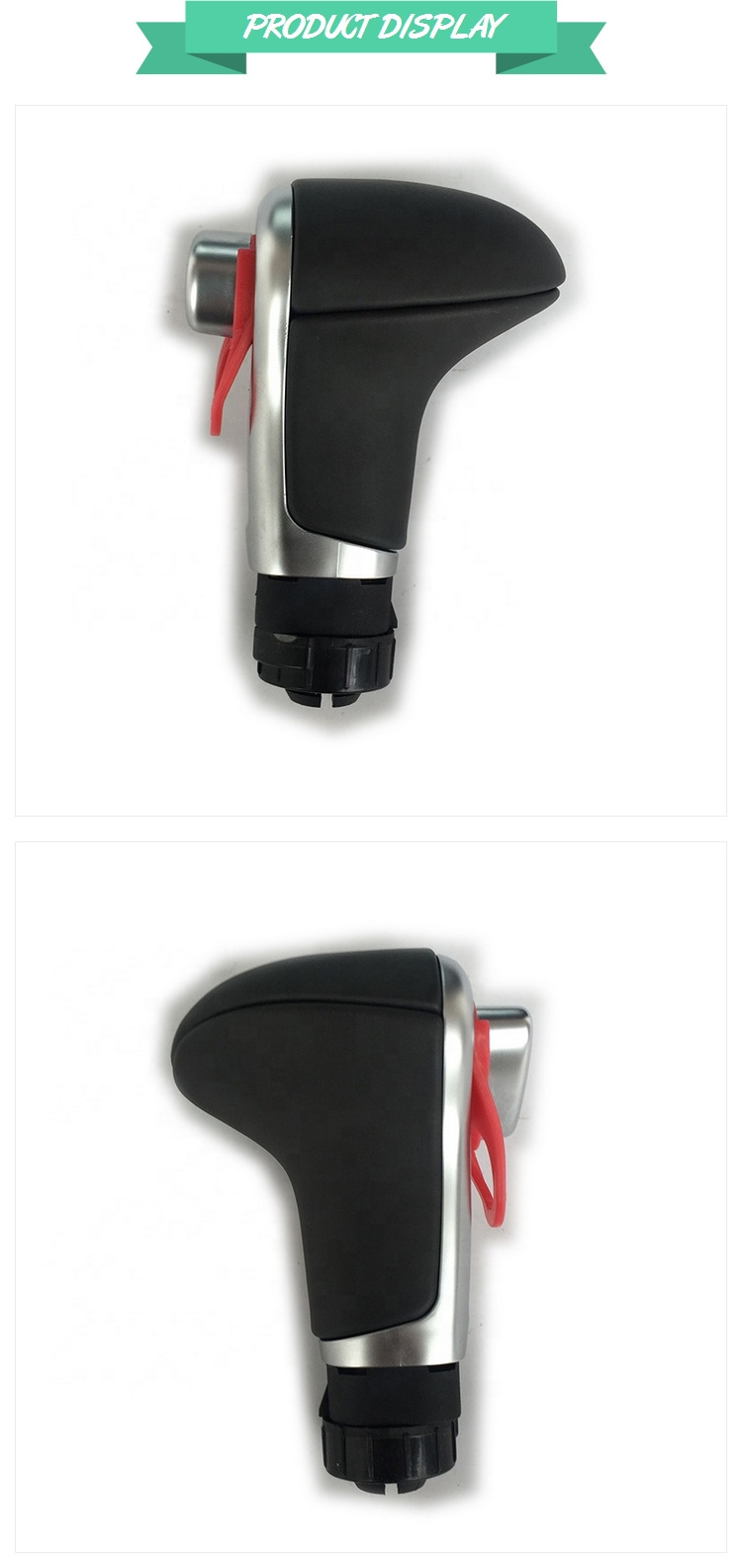 FOR AUDI A6 A7 A3 A4 A5 A6 c6 Q7 Q5 AT 4G1713139R Gear Shift Knob Boot Cover Gaiter Lever Shifter Handle Stick