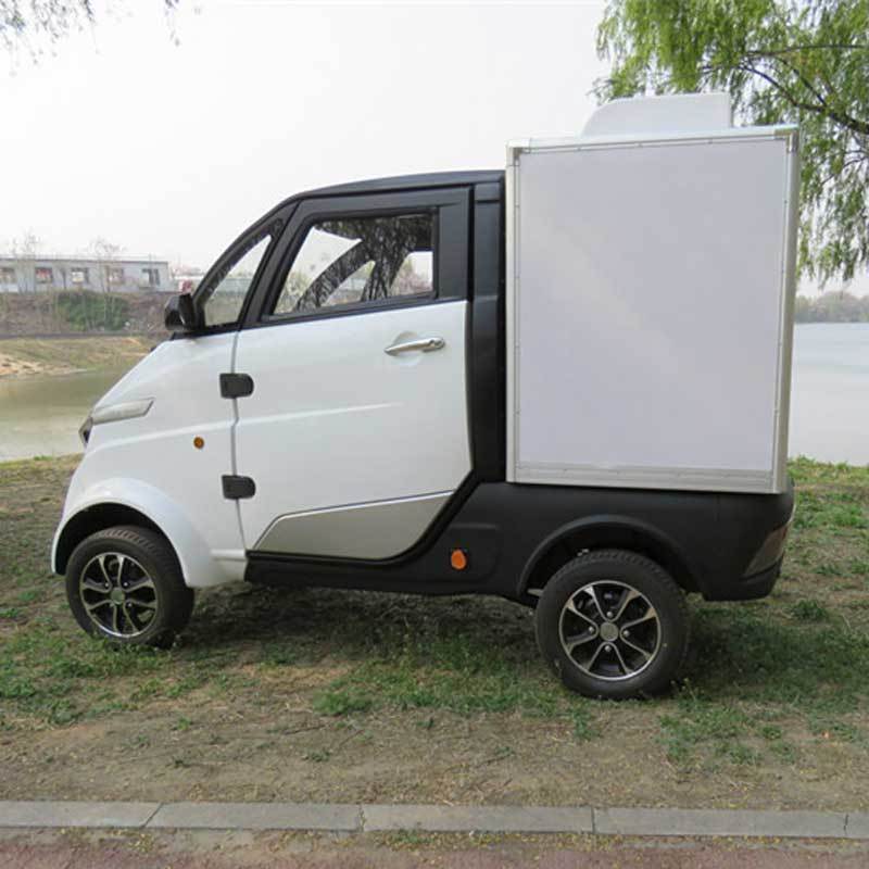 New cars for sale Lead acid battery made in China EEC COC certified cargo box 4-wheel two seat mini electric truck hot new