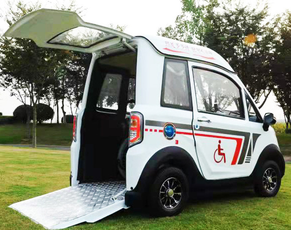 2023 Handicapped disabled wheelchair electric vehicles supplier electric mini car for wheelchair users