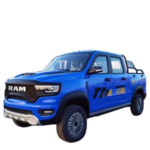 Made in china RAM pickup with cargo box adult driving 4-wheel electric pickup truck for sale new car with low price