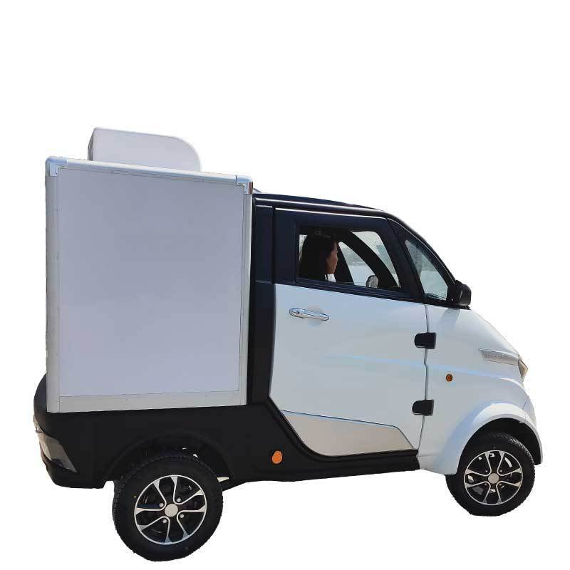 New cars for sale Lead acid battery made in China EEC COC certified cargo box 4-wheel two seat mini electric truck hot new