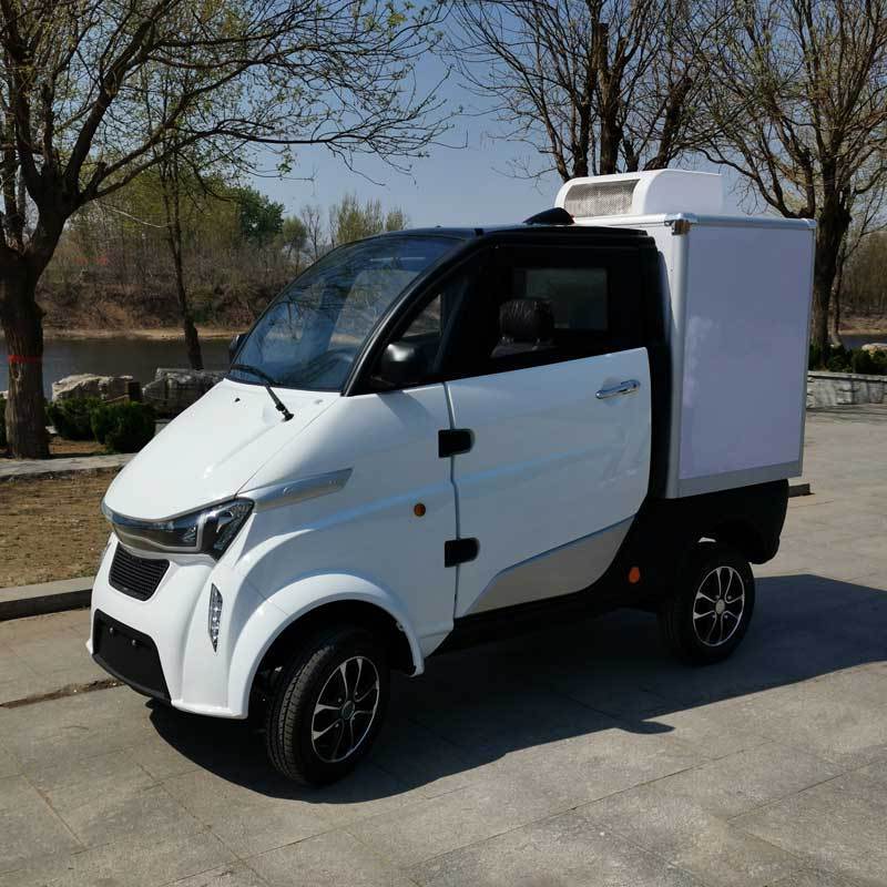 New cars for sale Lead acid battery made in China EEC COC certified cargo box 4-wheel two seat mini electric truck hot new