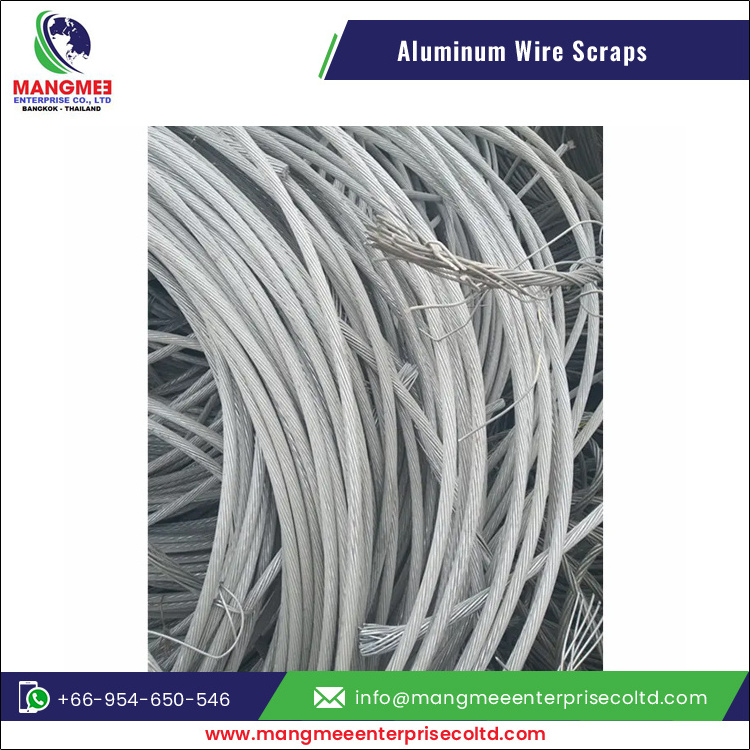 Standard Quality 99% Purity Aluminum Cable Aluminum Wire Scraps from Thailand Origin at Best Competitive Price