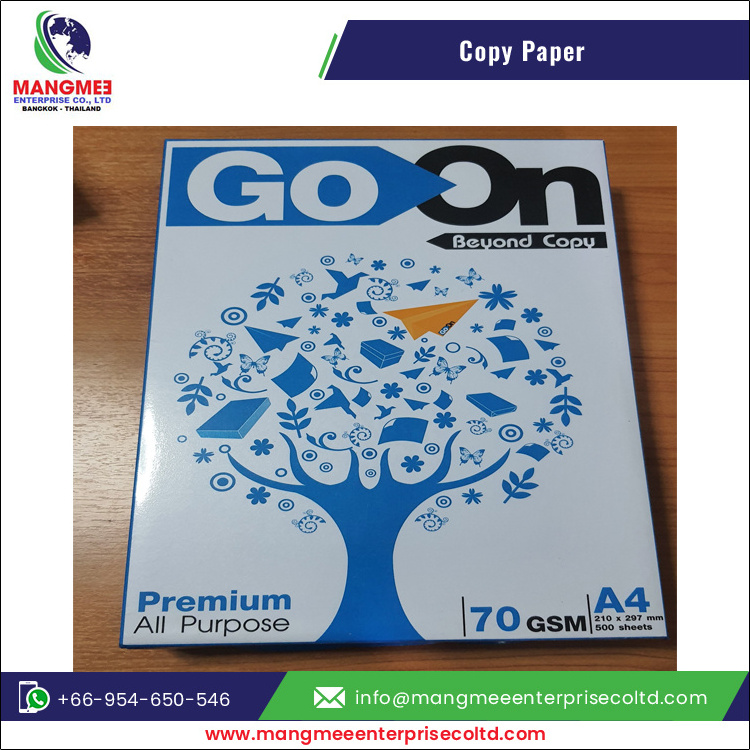 Made in Thailand Top Notch Quality High Standard Grade A4 Size Copy Paper for Drawing and Fax for Bulk Buyers