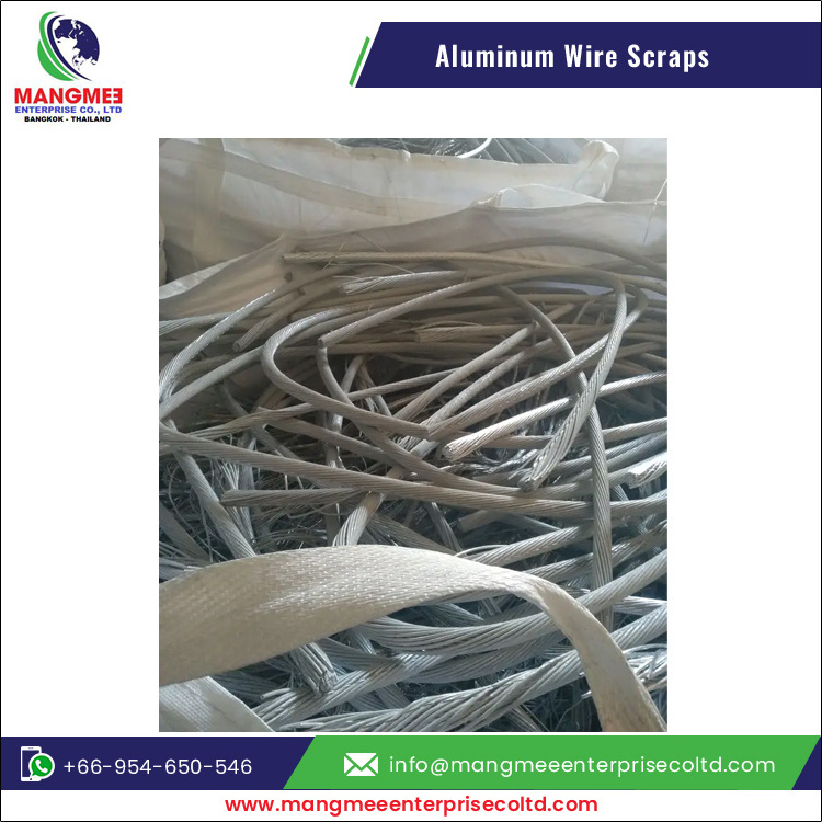 Standard Quality 99% Purity Aluminum Cable Aluminum Wire Scraps from Thailand Origin at Best Competitive Price