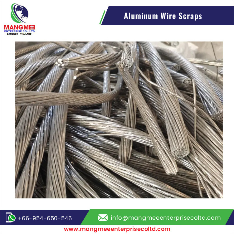 Standard Quality 99% Purity Aluminum Cable Aluminum Wire Scraps from Thailand Origin at Best Competitive Price